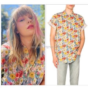 R13 flower shirt as seen on Taylor Swift